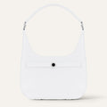 Florence Shoulder Bag | White with Silver hardware